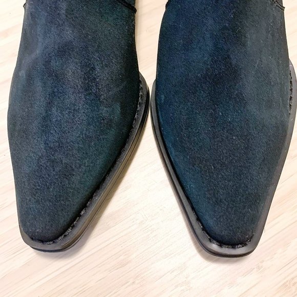 Calvin Klein Jeans Suede Pointy Toe Ankle Boots - Picture 8 of 8